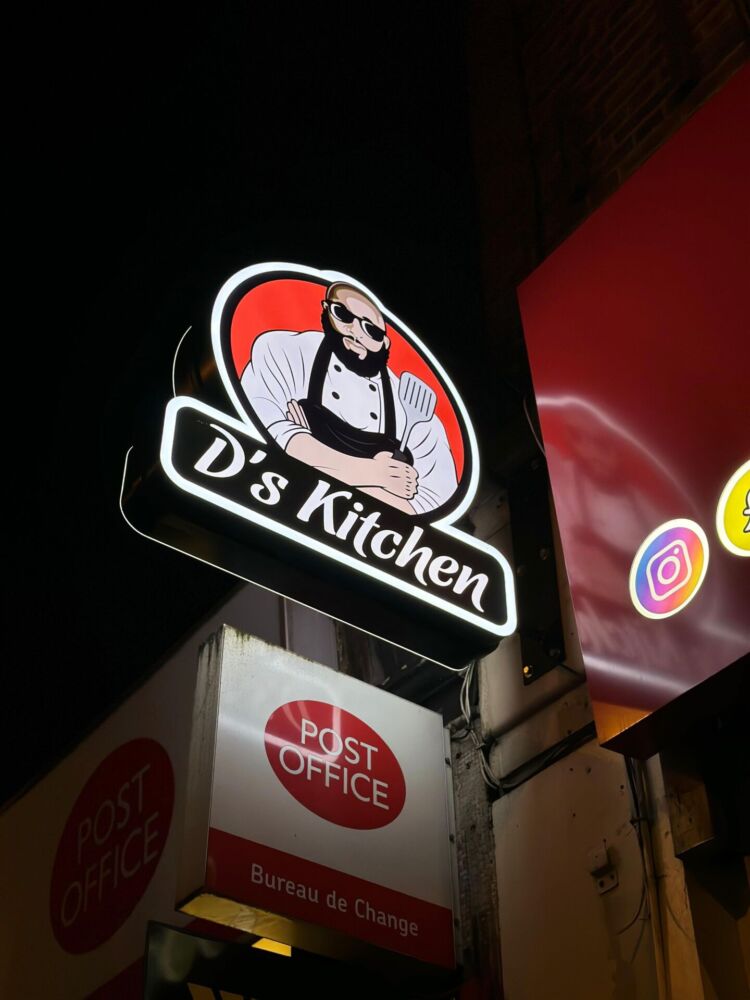 projecting sign