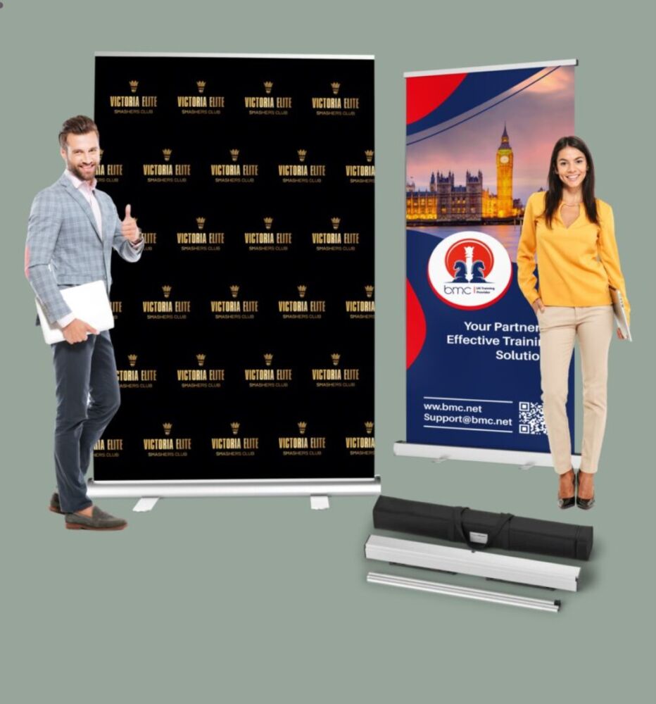 Backdrop Printing wide banner with stand